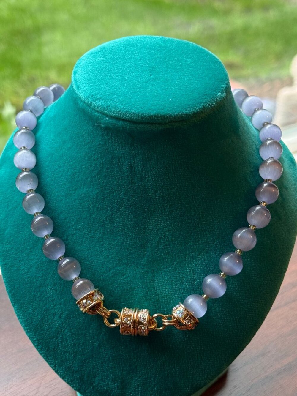 Kirks Folly Mystic Iridis Necklace with Mystic Seaview Moon Enhancer - Picture 3 of 6